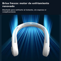 Ventilador de Cuello Sin Aspas – Recargable y Portátil